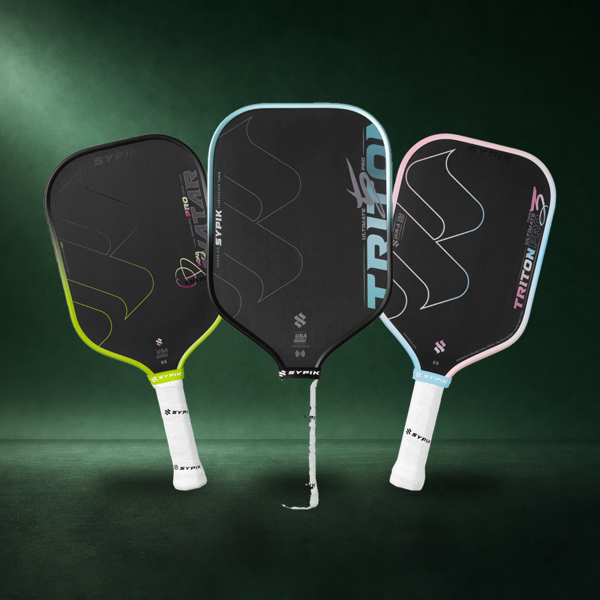 Sypik Avatar Ultimate Pro and Triton pickleball paddles