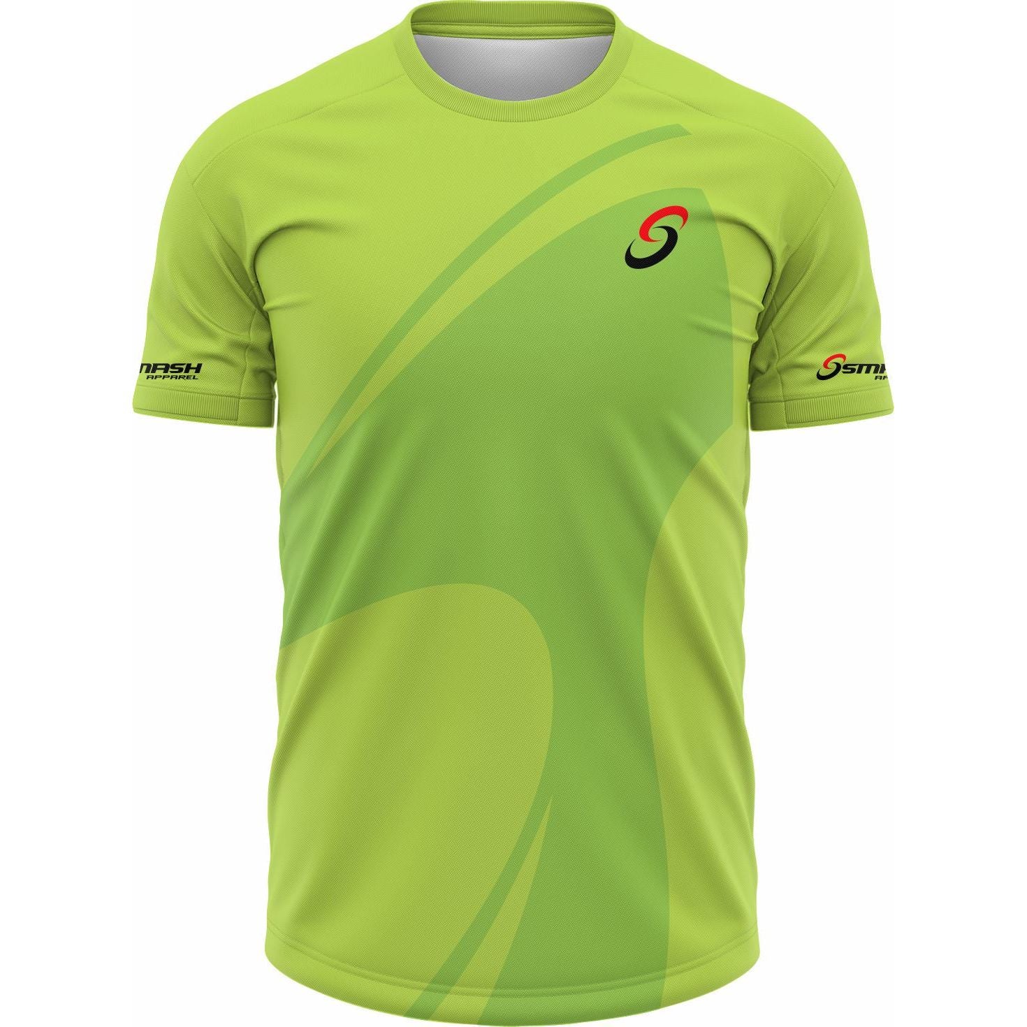 Mens Smash Apparel Performance Shirt (Green)