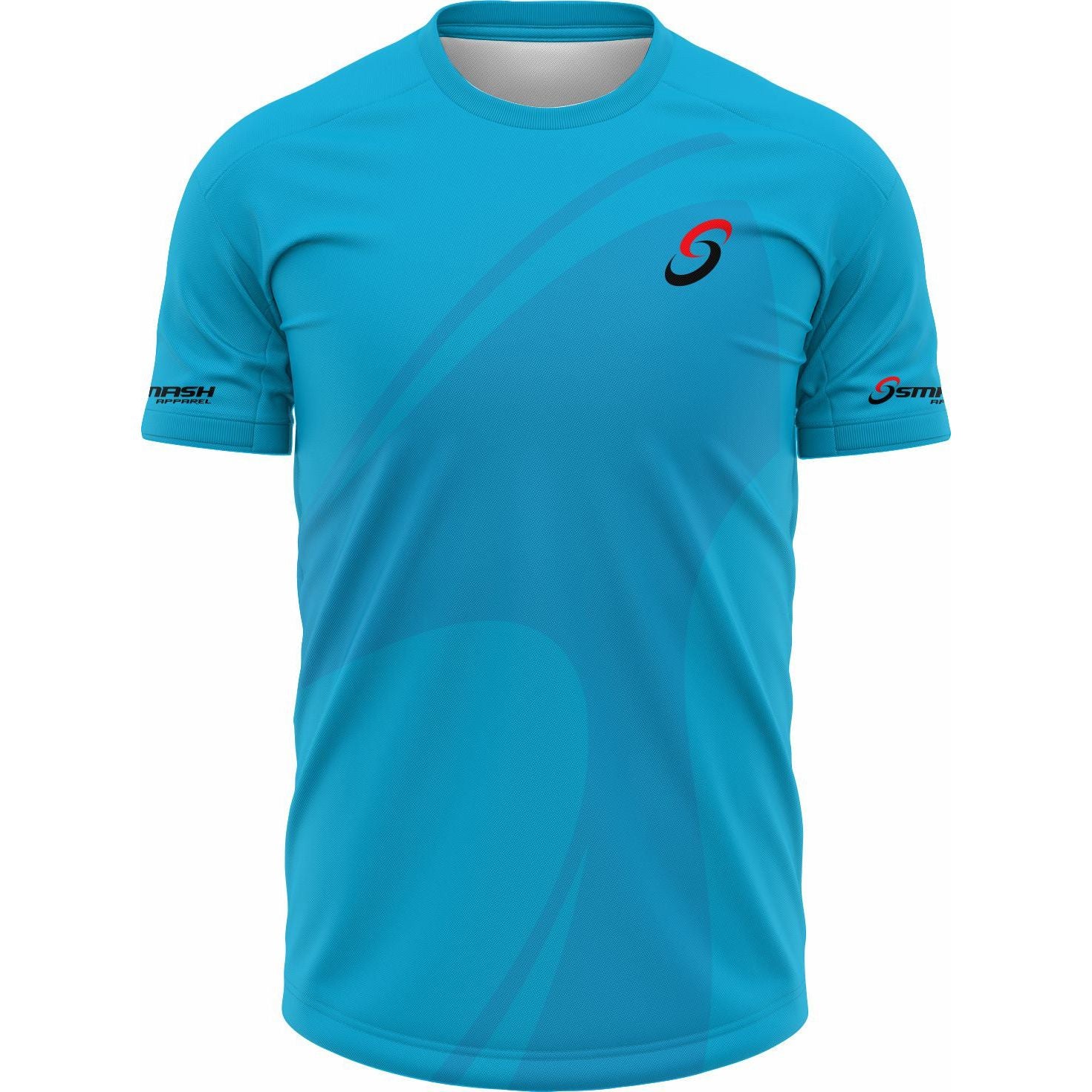Mens Smash Apparel Performance Shirt (Blue)