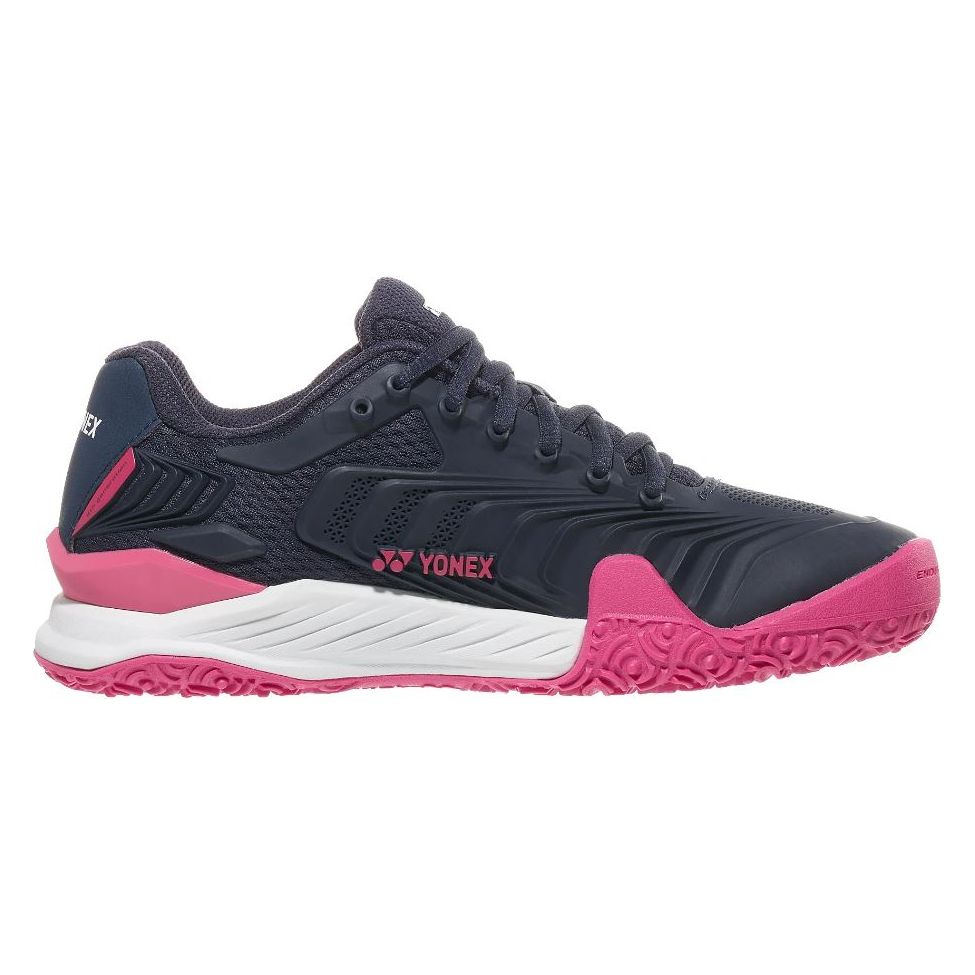 2023 Yonex Power Cushion Eclipsion 4  Womens - Clay (Navy Blue/Pink)