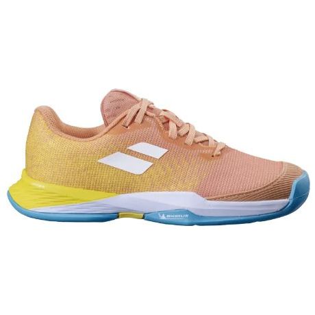 2024 Babolat Jet Mach 3 Junior Girl - All Court (Coral/Gold Fusion)