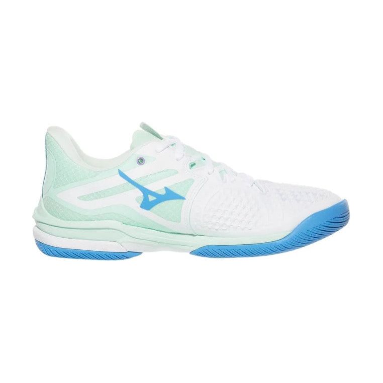 2025 Mizuno Wave Exceed Tour 6 AC - Womens (White Frontier Blue)