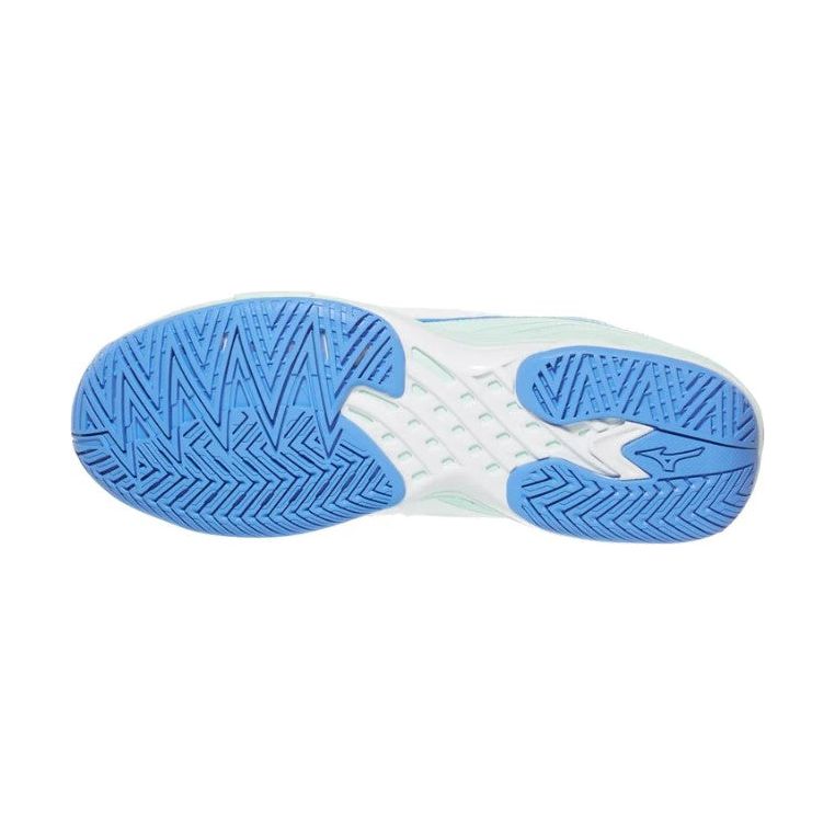 2025 Mizuno Wave Exceed Tour 6 AC - Womens (White Frontier Blue)
