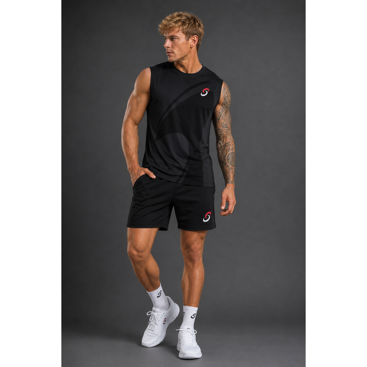 Mens Smash Apparel Sleeveless Performance Shirt