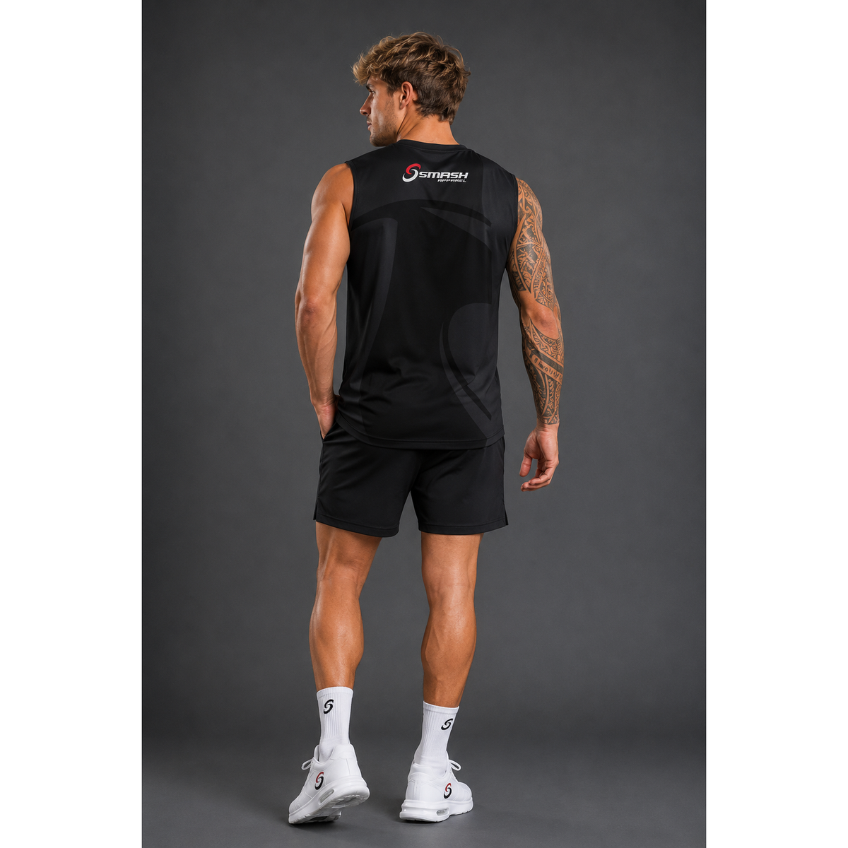 Mens Smash Apparel Sleeveless Performance Shirt