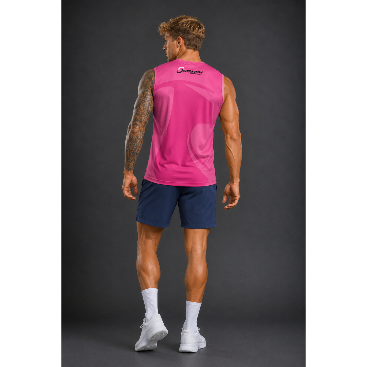 Mens Smash Apparel Sleeveless Performance Shirt