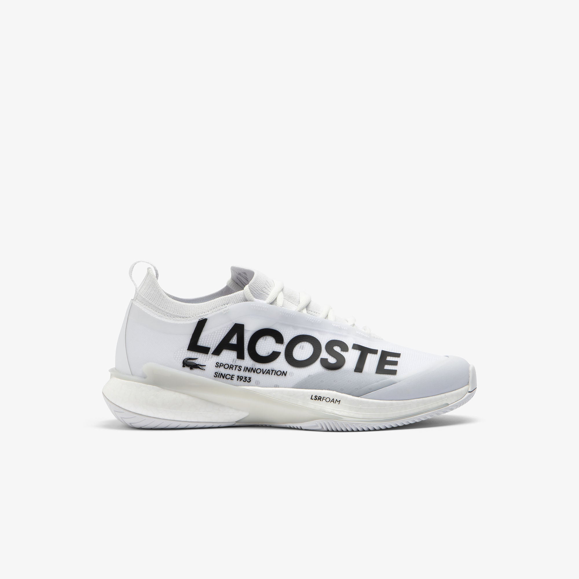 Lacoste AG-LT25 Ultra 125 Lite Ladies Tennis Shoe (White/White)