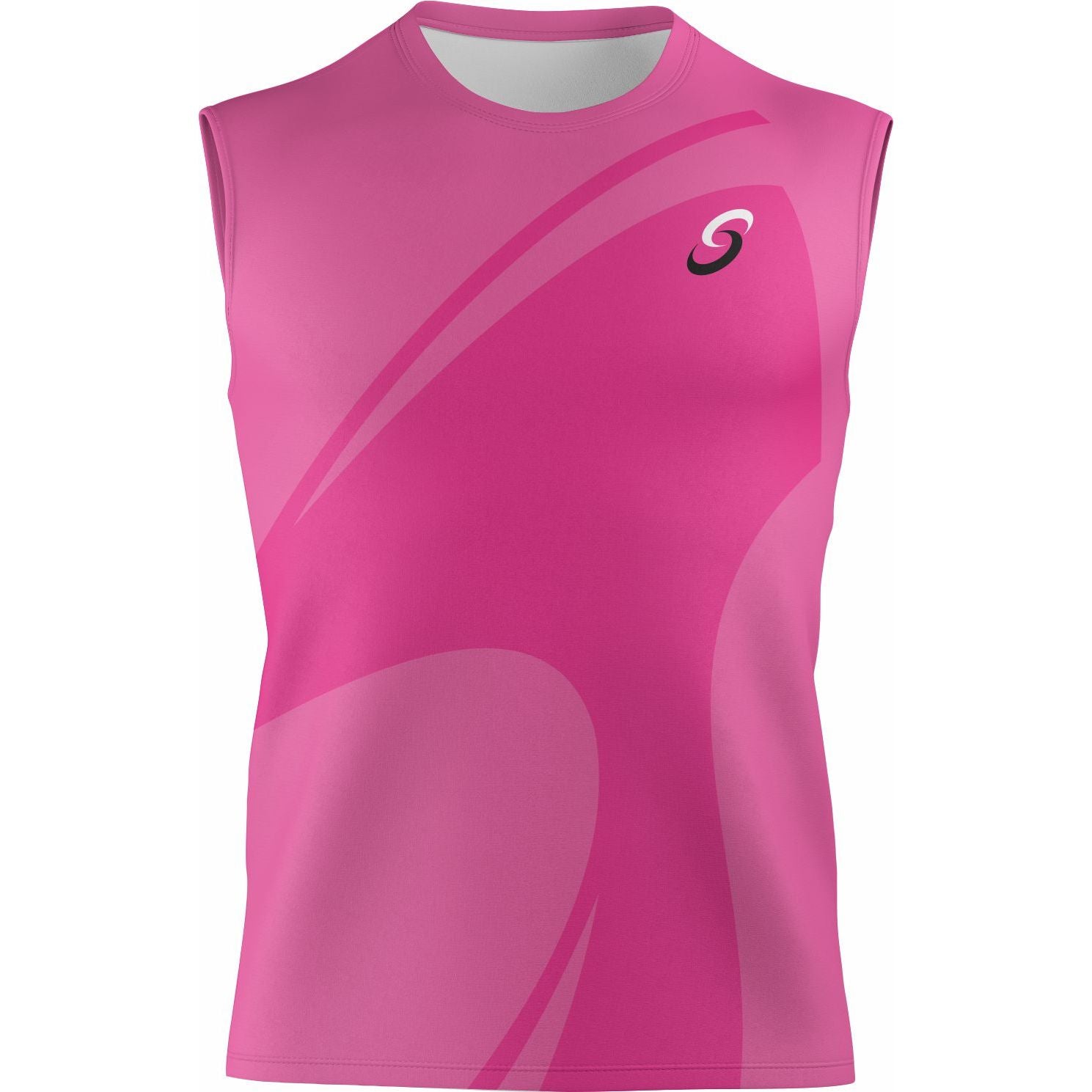Mens Smash Apparel Sleeveless Performance Shirt (Pink)