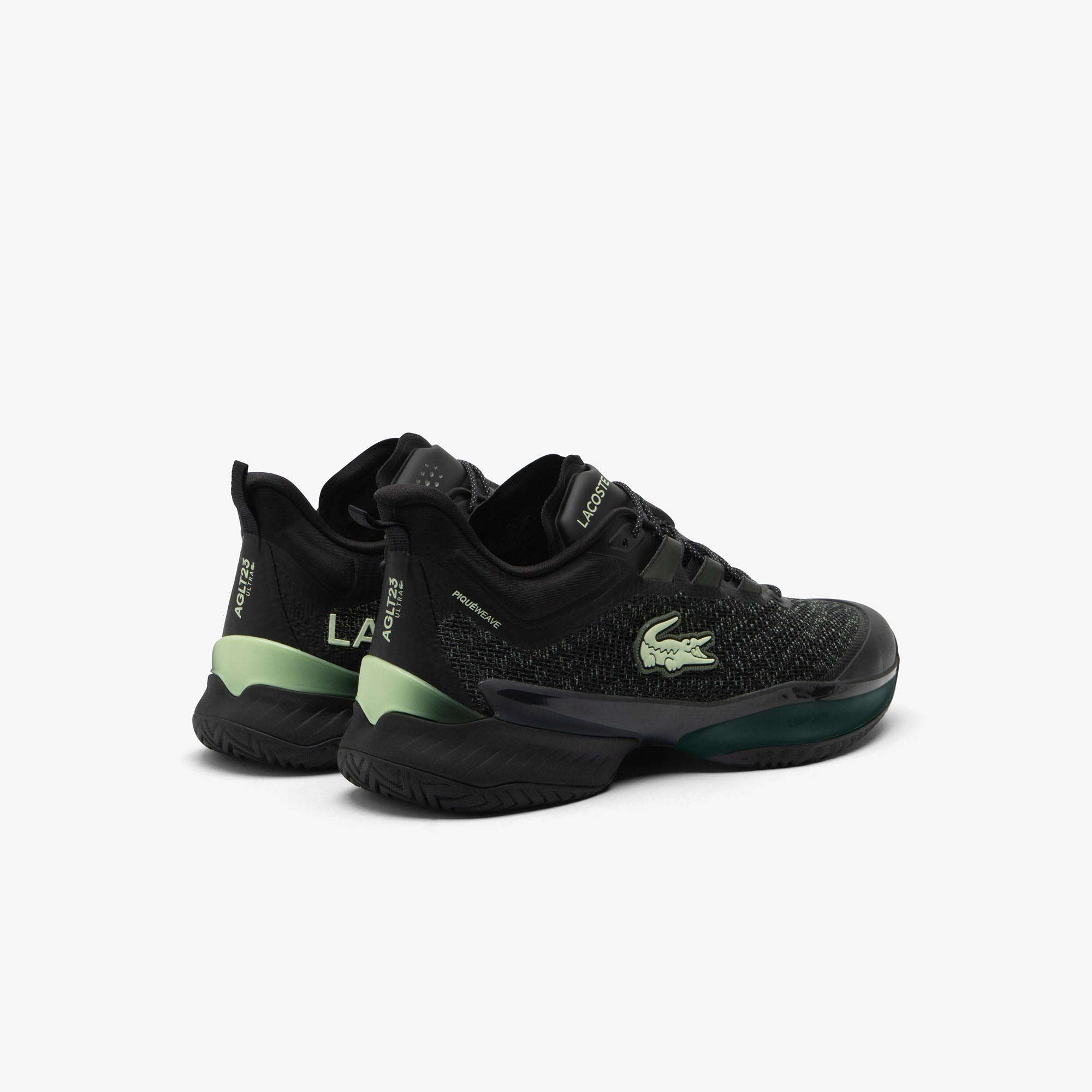 Lacoste AG-LT23 Ultra Mens All Court Tennis Shoe (Black/Green)
