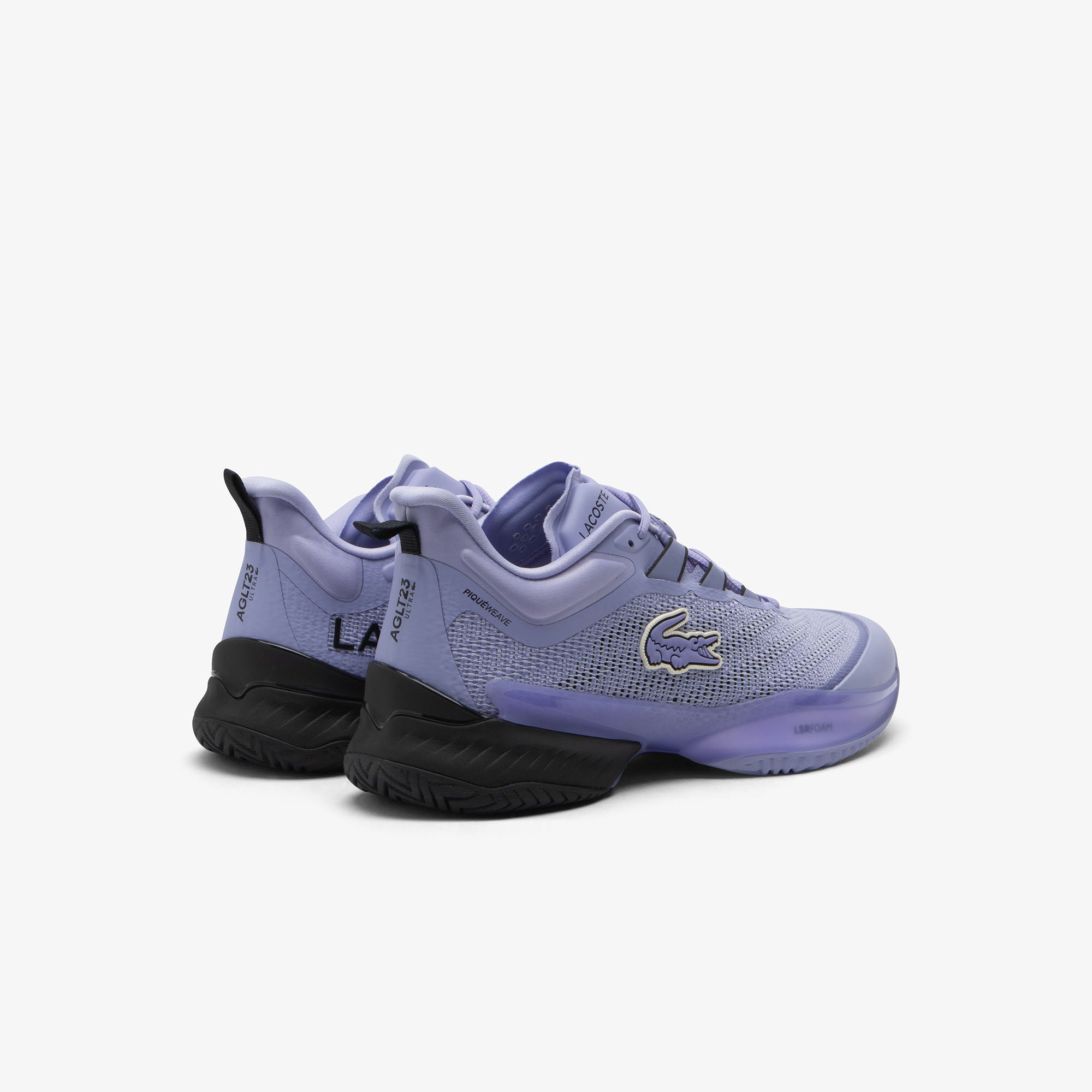 Lacoste AG-LT23 Ultra Mens All Court Tennis Shoe (Light Purple/Black)