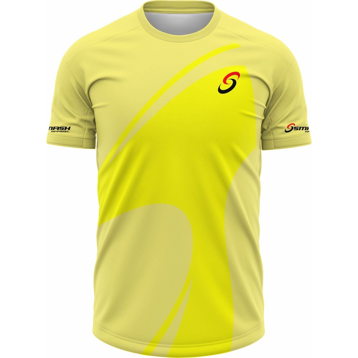Mens Smash Apparel Performance Shirt (Yellow)