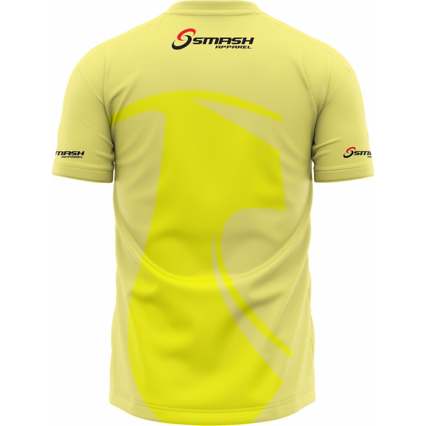 Mens Smash Apparel Performance Shirt (Yellow)