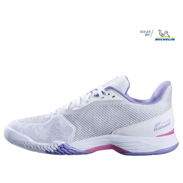 Babolat Jet Tere Womens - All Court (White and Lavender)