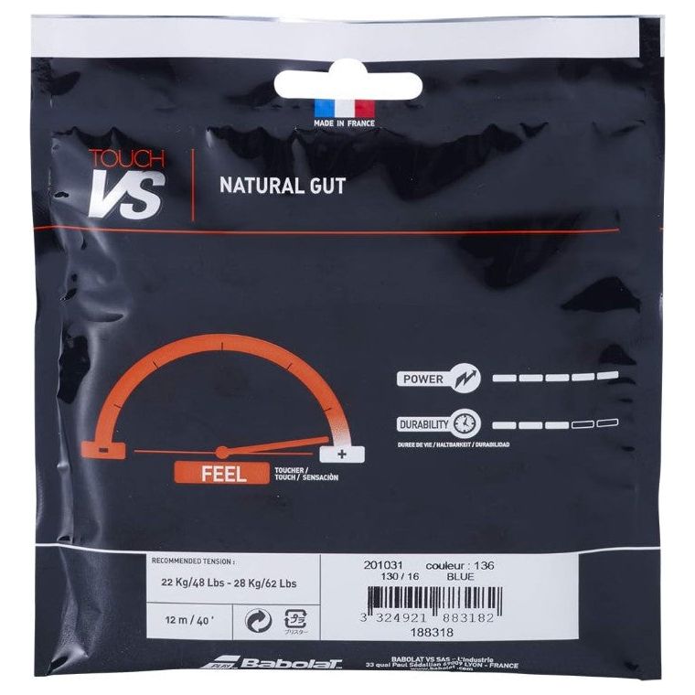 Babolat VS Touch - Natural Gut String Set