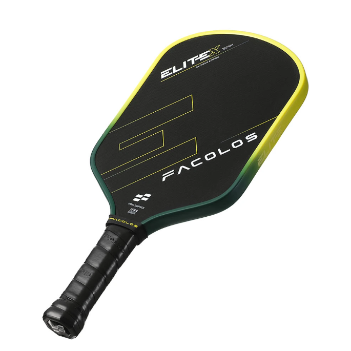 Facolos Pro Series Elite X Pickleball Paddle - Yellow (14mm)