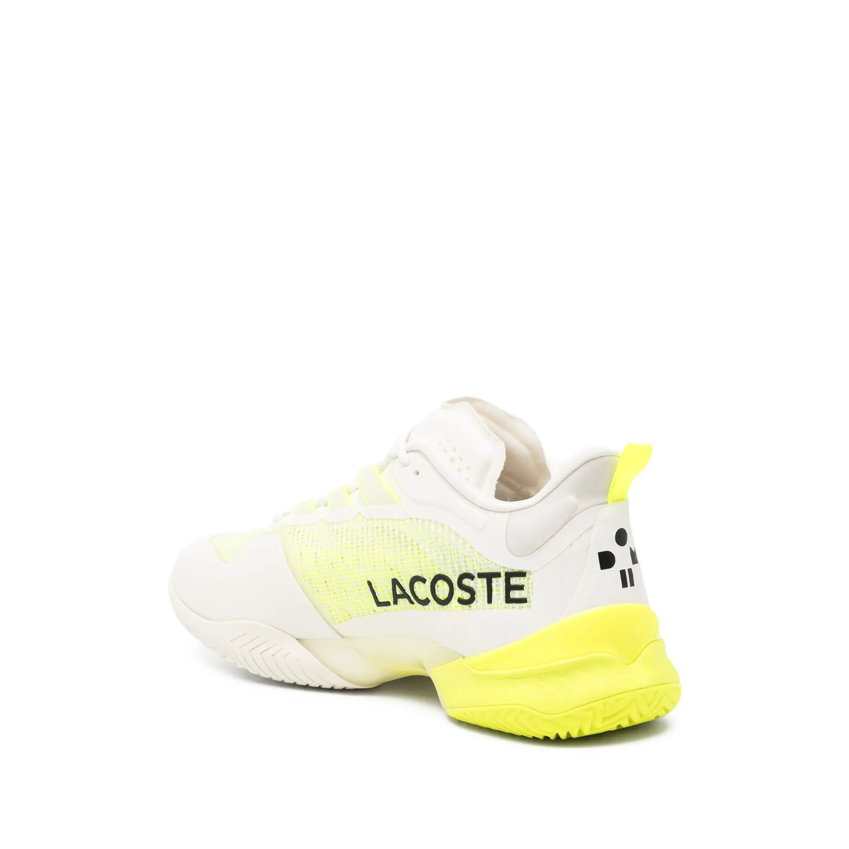 Lacoste AG-LT23 Ultra Mens All Court Tennis Shoe (White/Fluro Yellow)