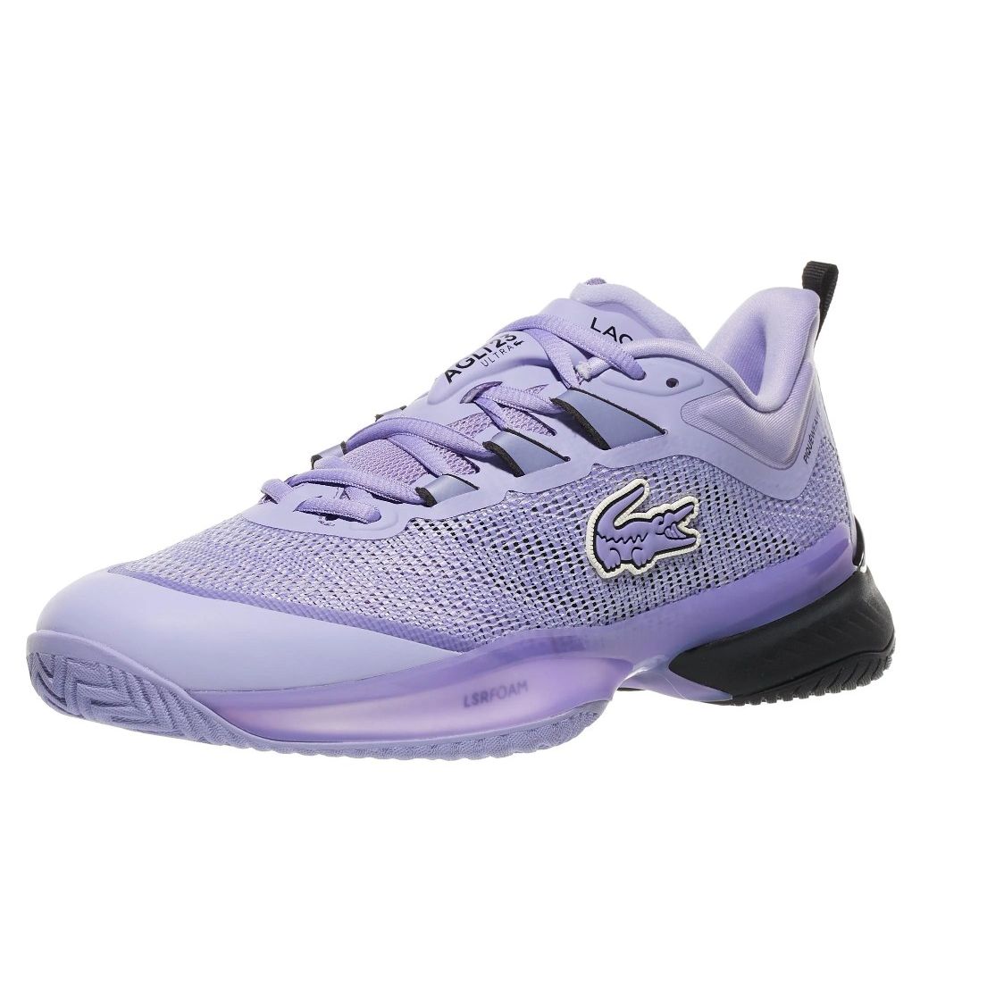 Lacoste AG-LT23 Ultra Mens All Court Tennis Shoe (Light Purple/Black)