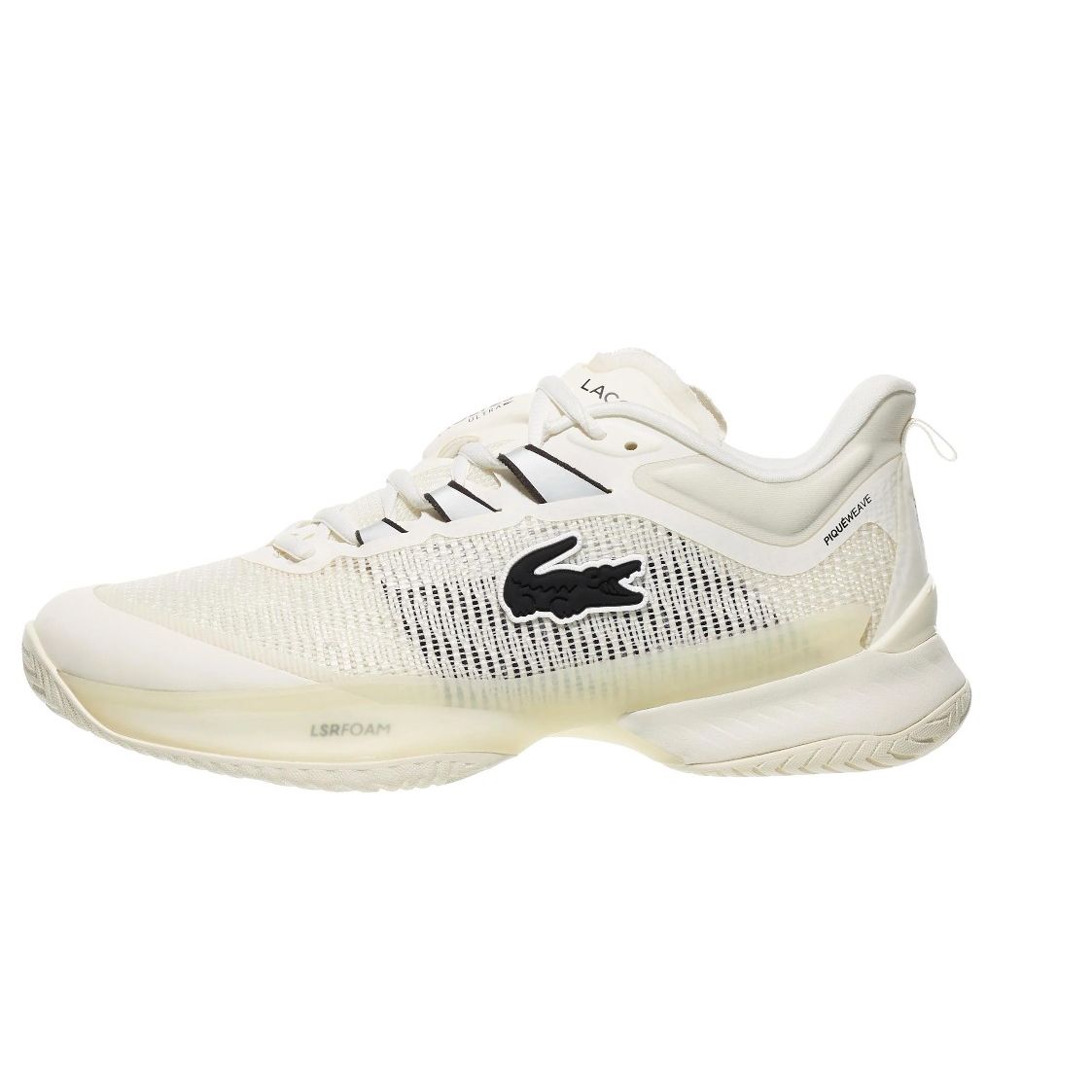 Lacoste AG-LT23 Ultra Mens All Court Tennis Shoe (Off White)