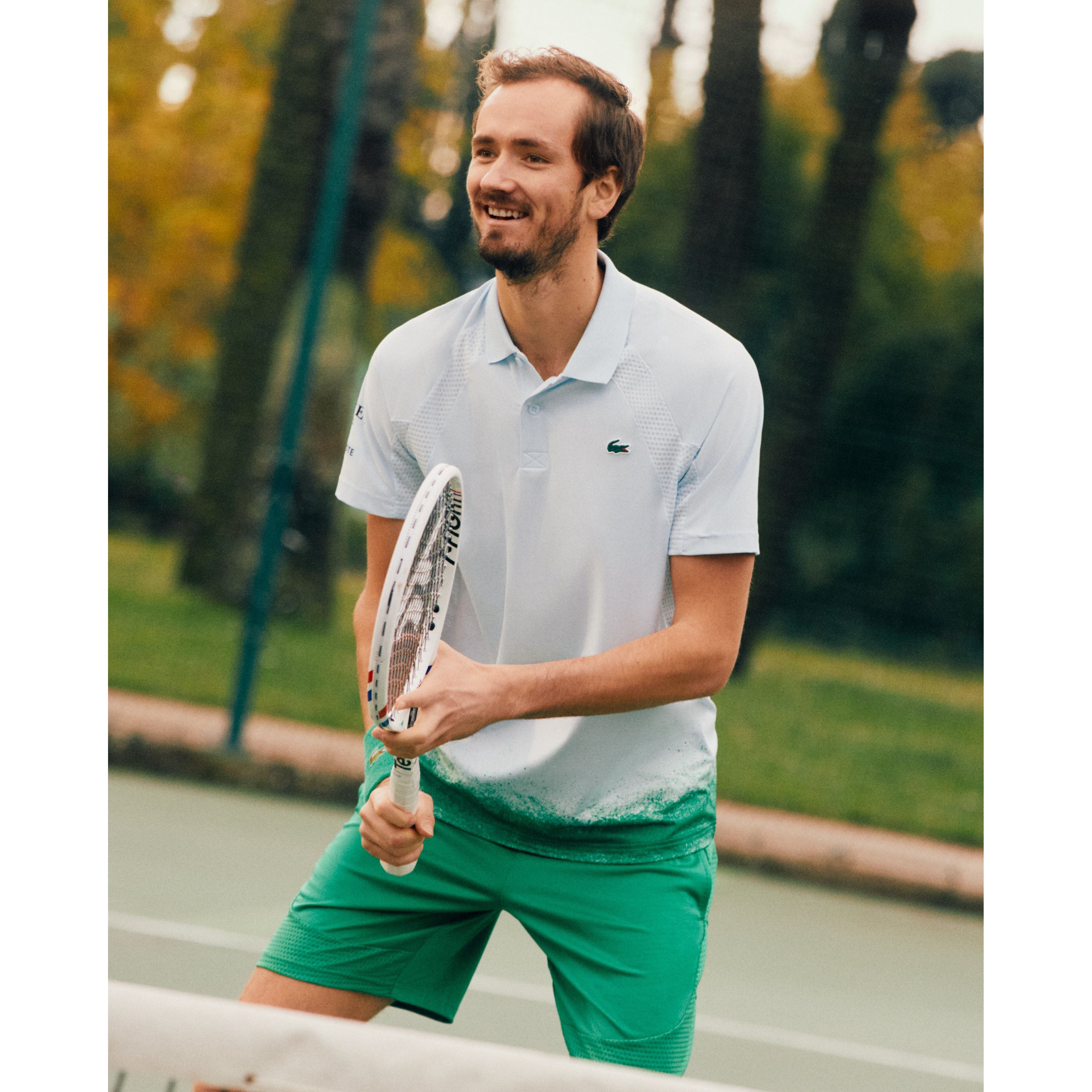 2025 Lacoste Slim Fit Tennis Polo - Daniil Medvedev