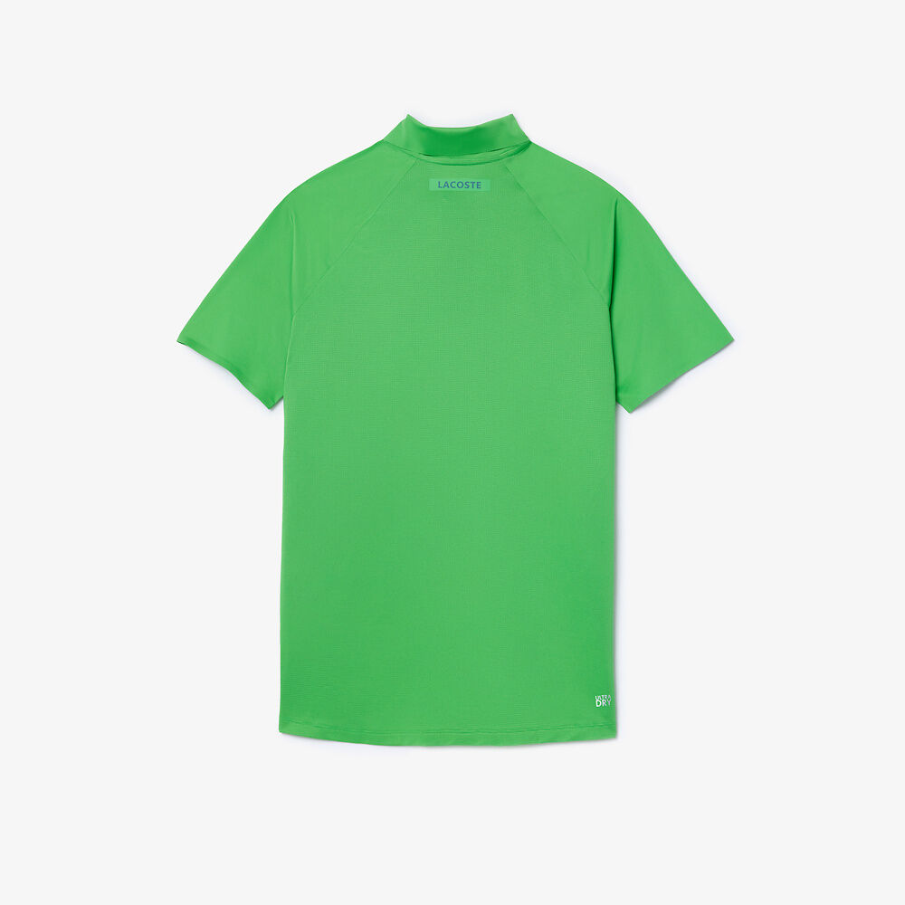 2024 Lacoste Tech Jersey Tennis Polo (Sorrel) - Novak Djokovic