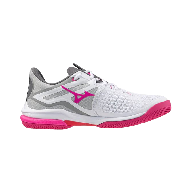 2024 Mizuno Wave Exceed Tour 6 AC - Womens (White/Pink/Red)
