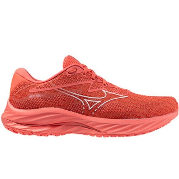 Mizuno Wave Rider 27 Mens (Dubarry/White/Cranberry)