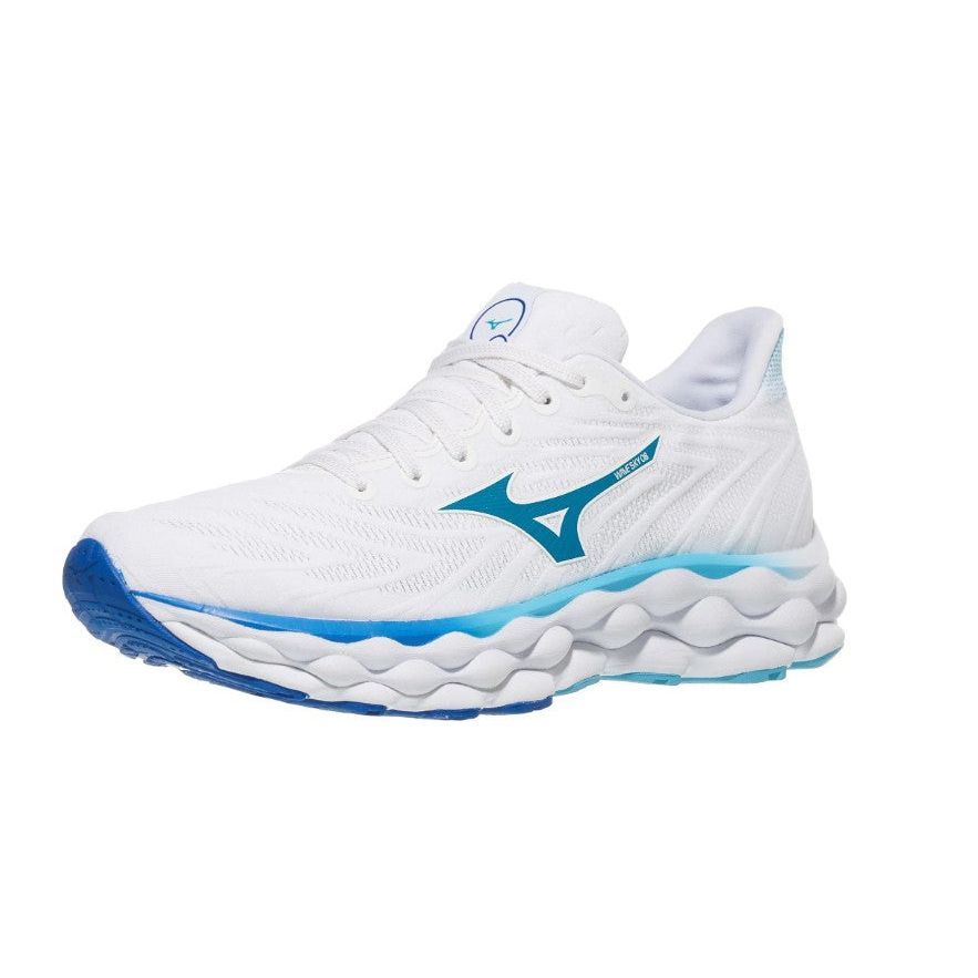 Mizuno Wave Sky 7 Ladies (White/Laser Blue)