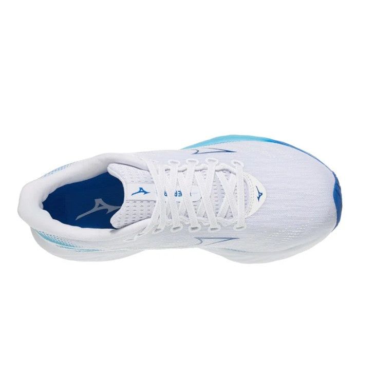 Mizuno Wave Rider 28 Ladies (White/Mugen Blue)