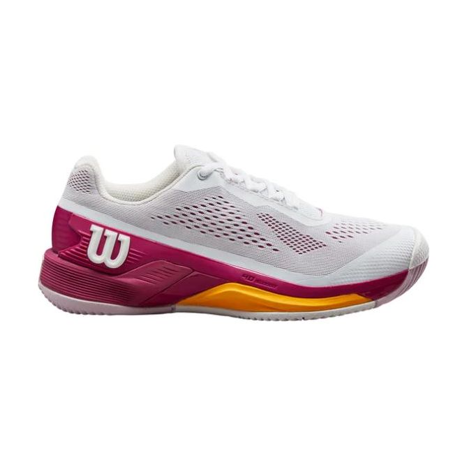 Wilson Rush Pro 4.0 Womens - All Court (Baton Rouge, White and Safron)