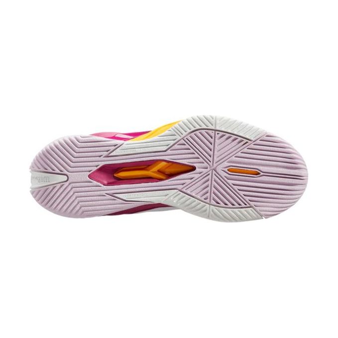 Wilson Rush Pro 4.0 Womens - All Court (Baton Rouge, White and Safron)