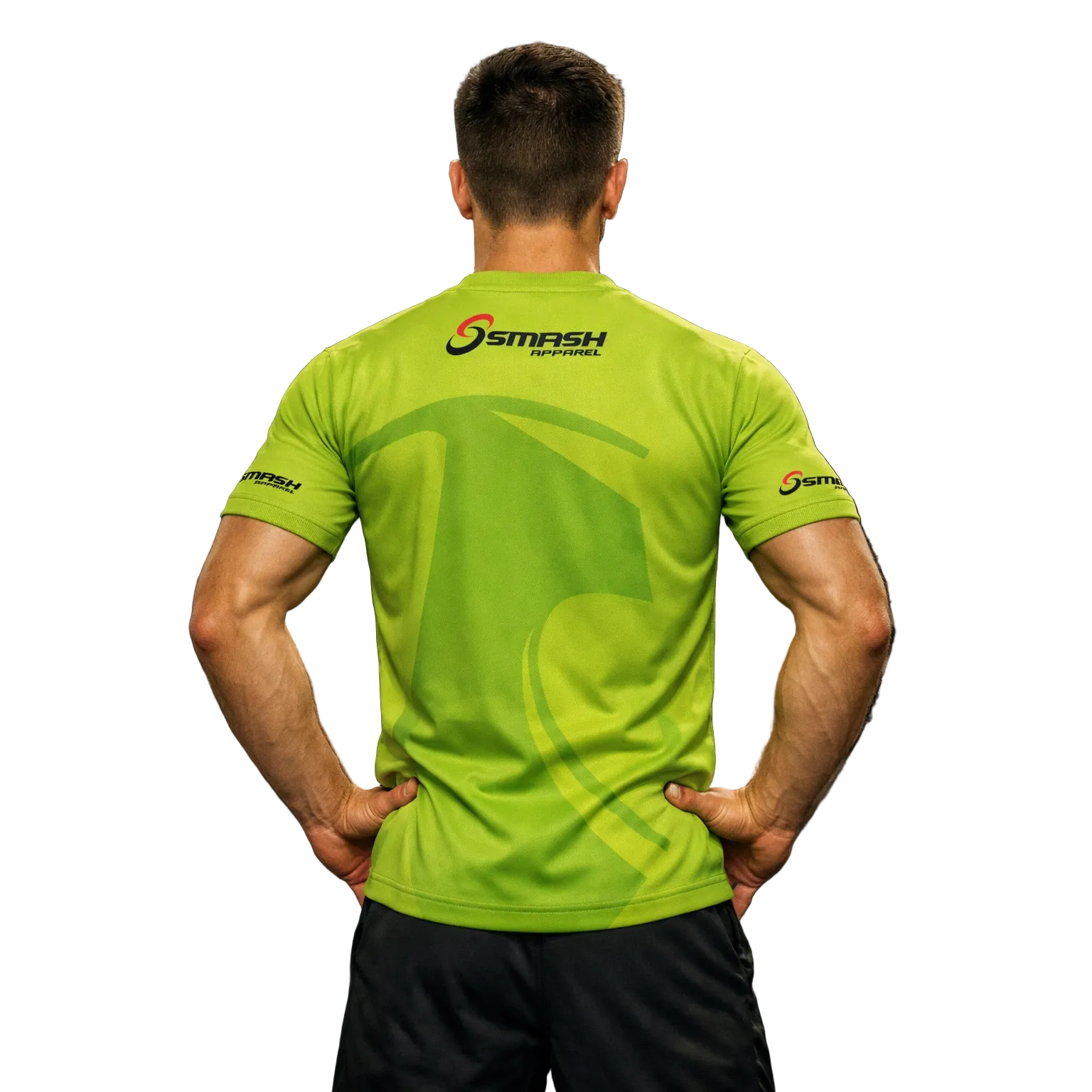 Mens Smash Apparel Performance Shirt (Green)