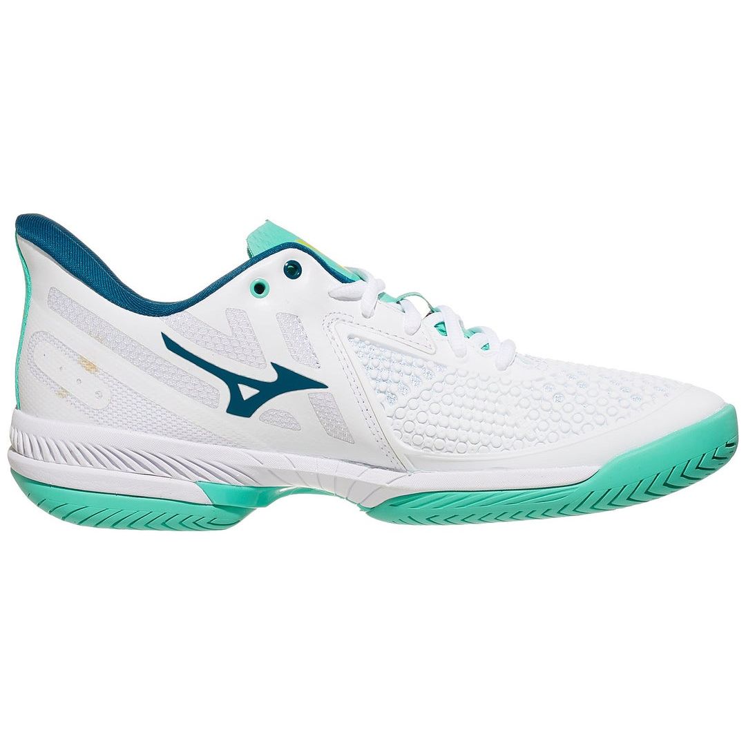 Mizuno Wave Exceed Tour 5 Womens - All Court (White/Blue/Turquoise)