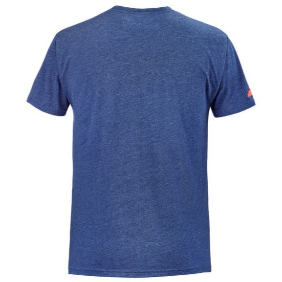 Mens Babolat Exercise Big Flag Tee (Blue with Orange Logo)
