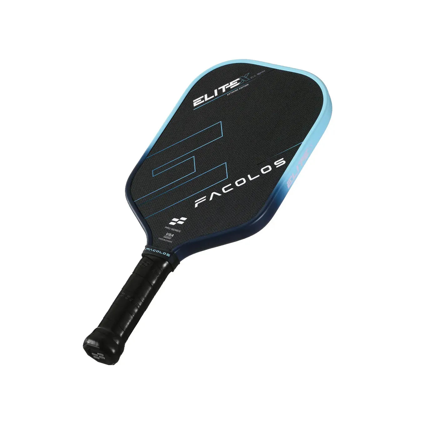 Facolos Pro Series Elite X Pickleball Paddle - Blue (16mm)