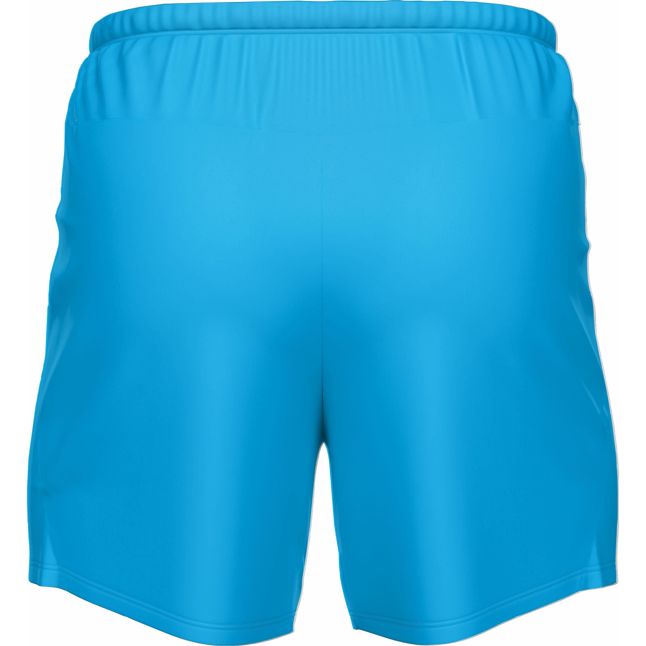 Boys Smash Apparel Performance Shorts (Sky Blue/Green and Navy Blue Logo)