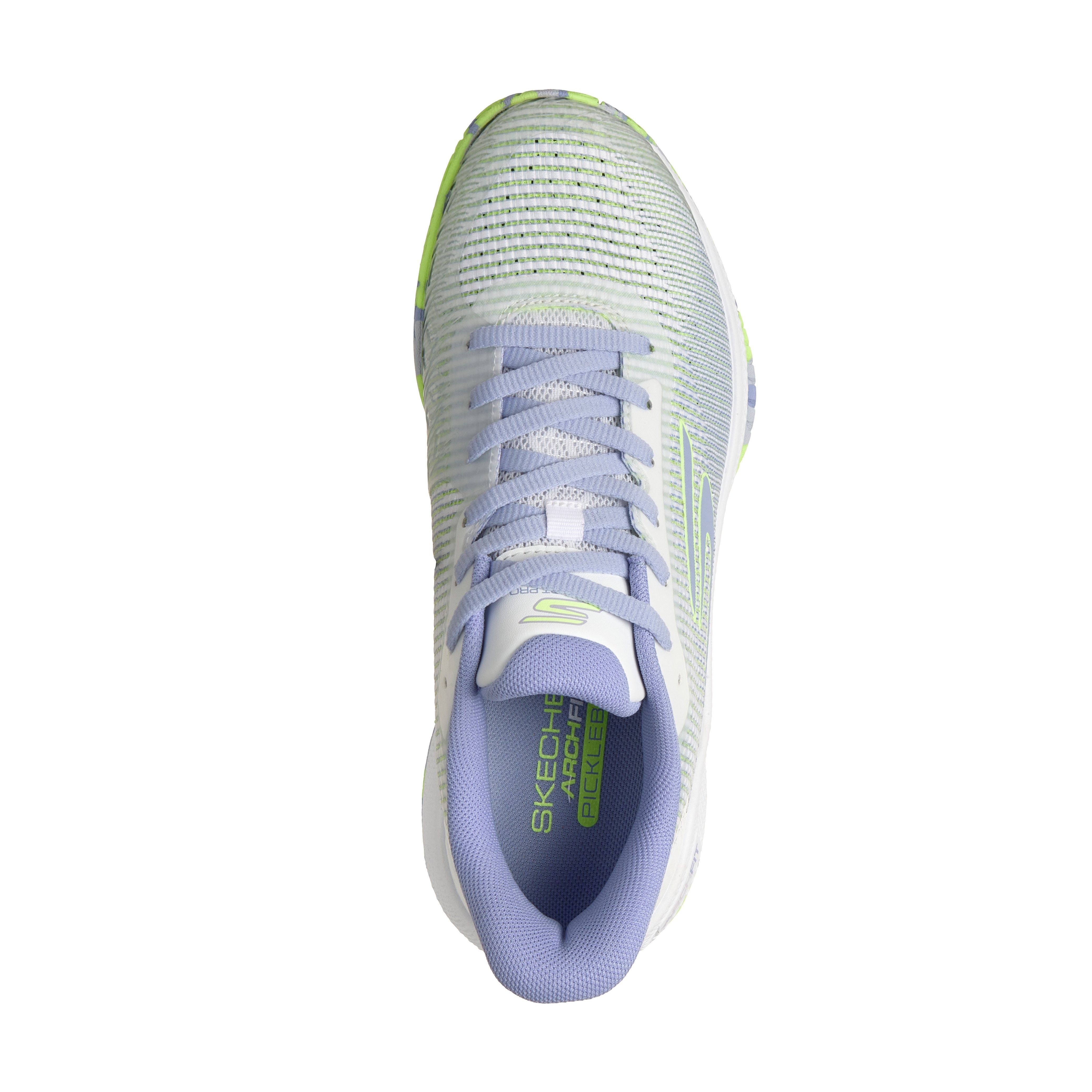 Skechers Viper Court Pro 2.0 - Ladies (White/Periwinkle)