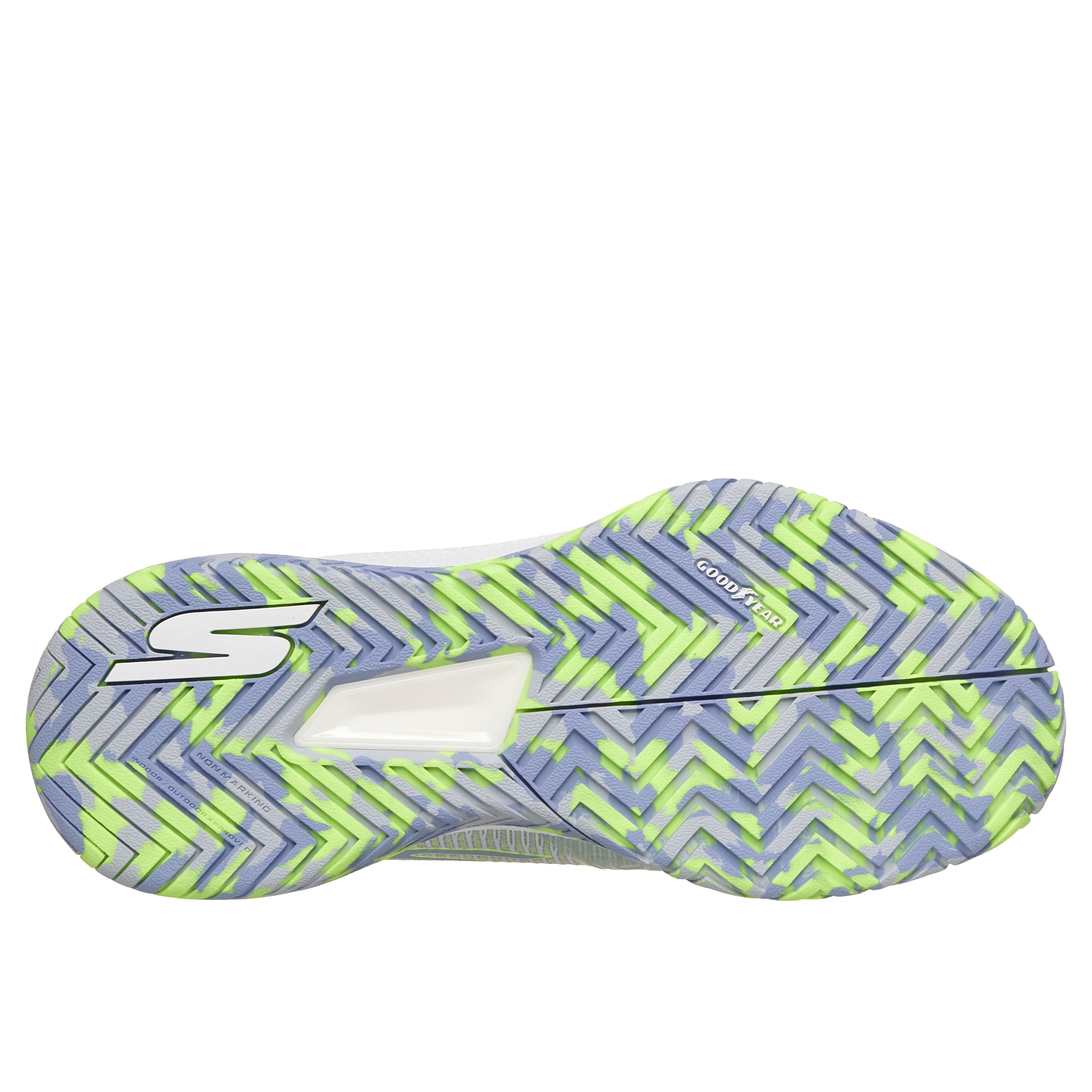 Skechers Viper Court Pro 2.0 - Ladies (White/Periwinkle)