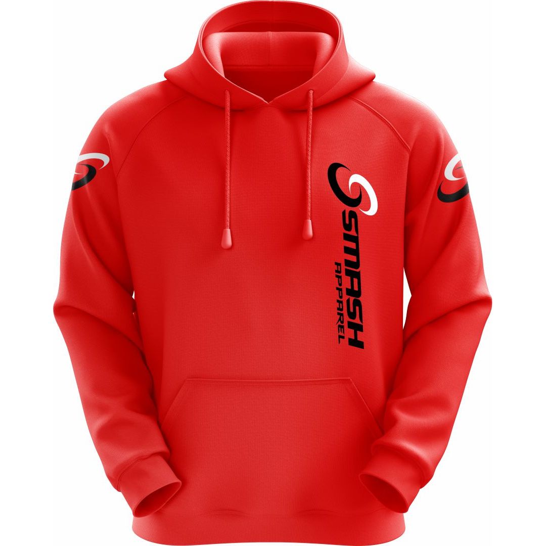 Youths Unisex Smash Apparel Hoodie (Red)