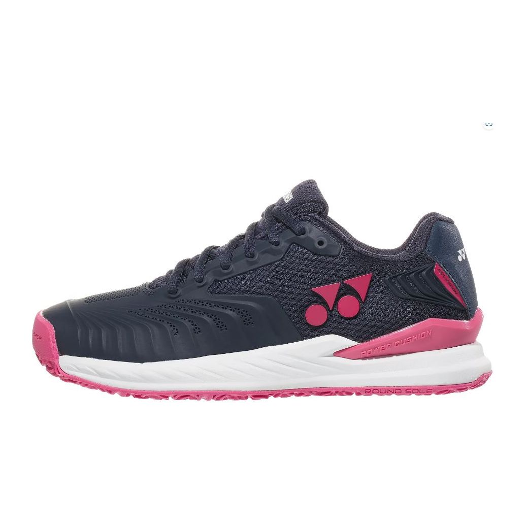 2023 Yonex Power Cushion Eclipsion 4  Womens - Clay (Navy Blue/Pink)