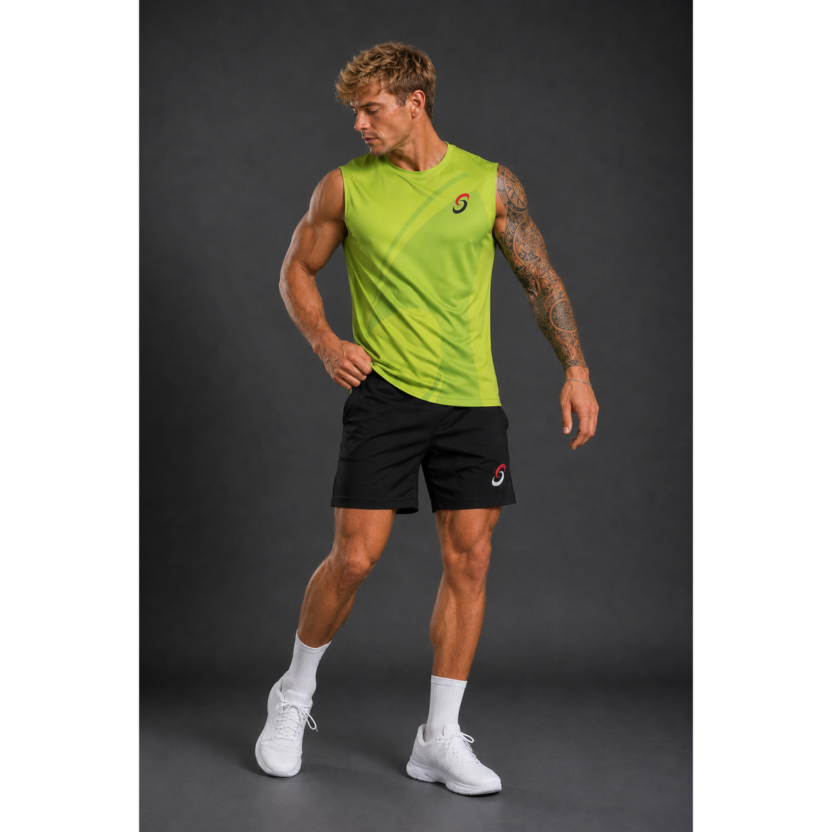 Mens Smash Apparel Sleeveless Performance Shirt