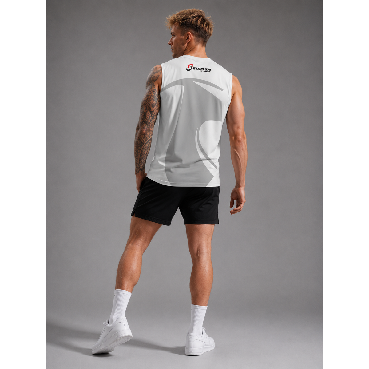 Mens Smash Apparel Sleeveless Performance Shirt