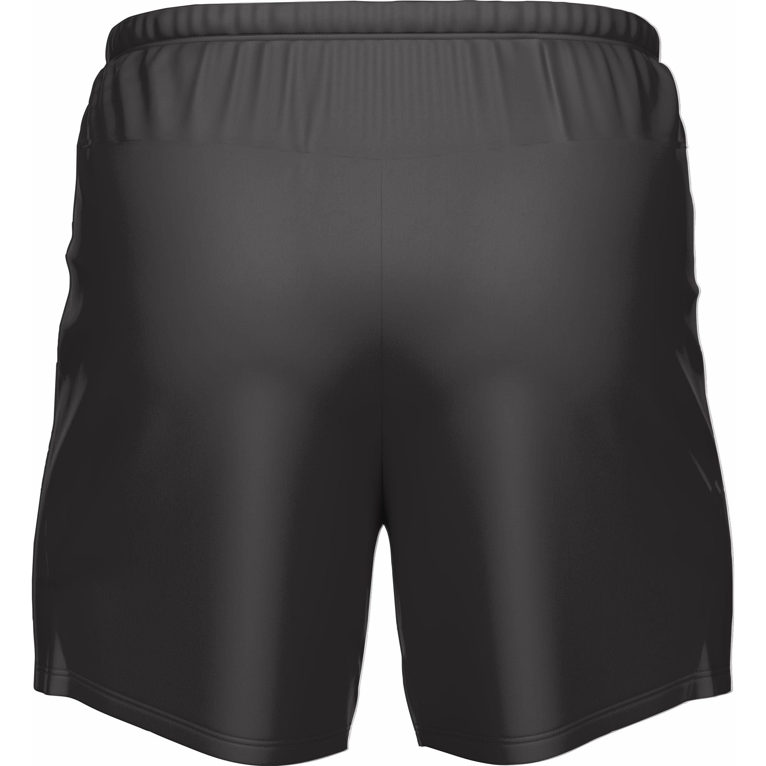 Boys SA Performance Shorts (Black/Red and White Logo)
