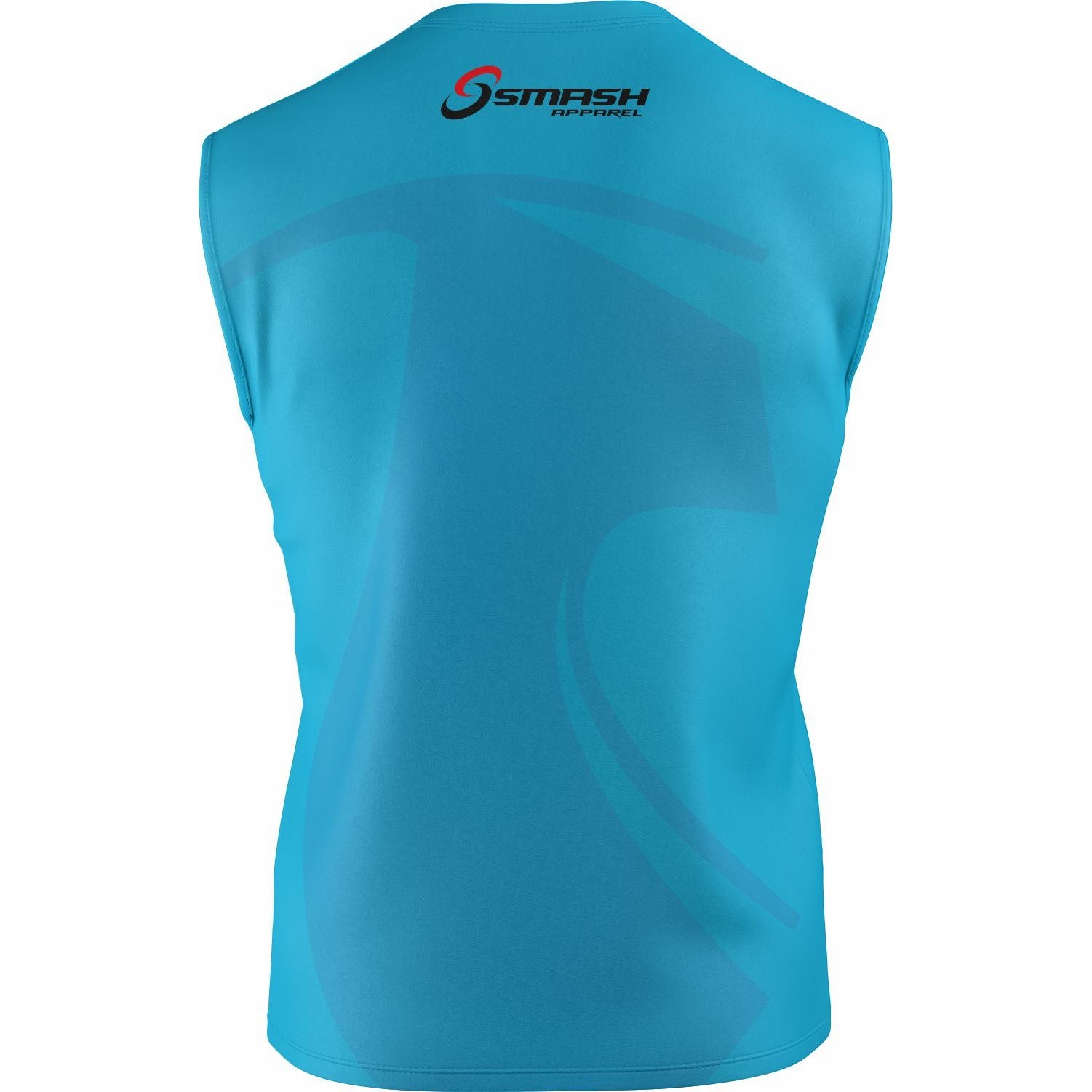 Mens Smash Apparel Sleeveless Performance Shirt (Blue)
