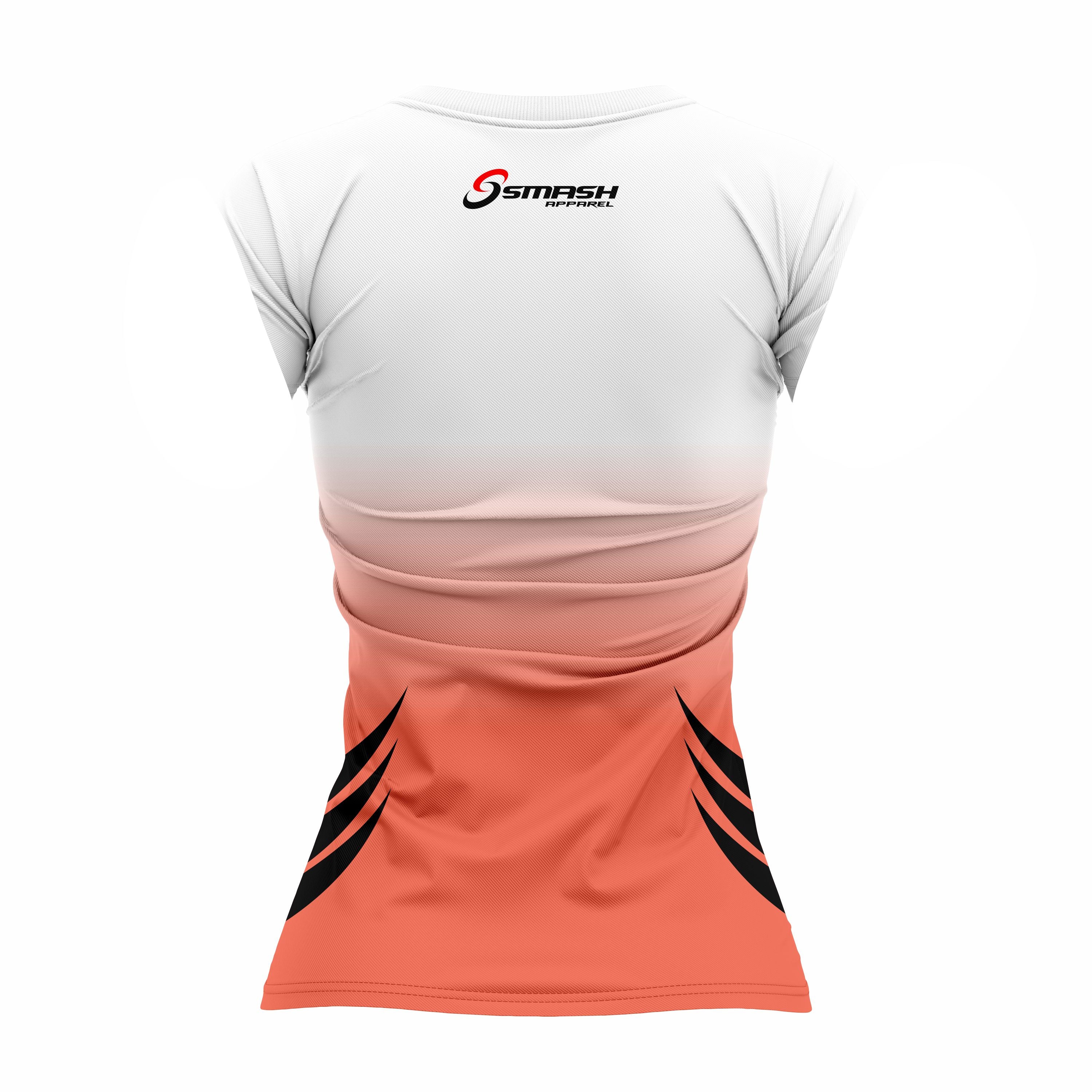 Girls SA Performance Shirt (Apricot/White)
