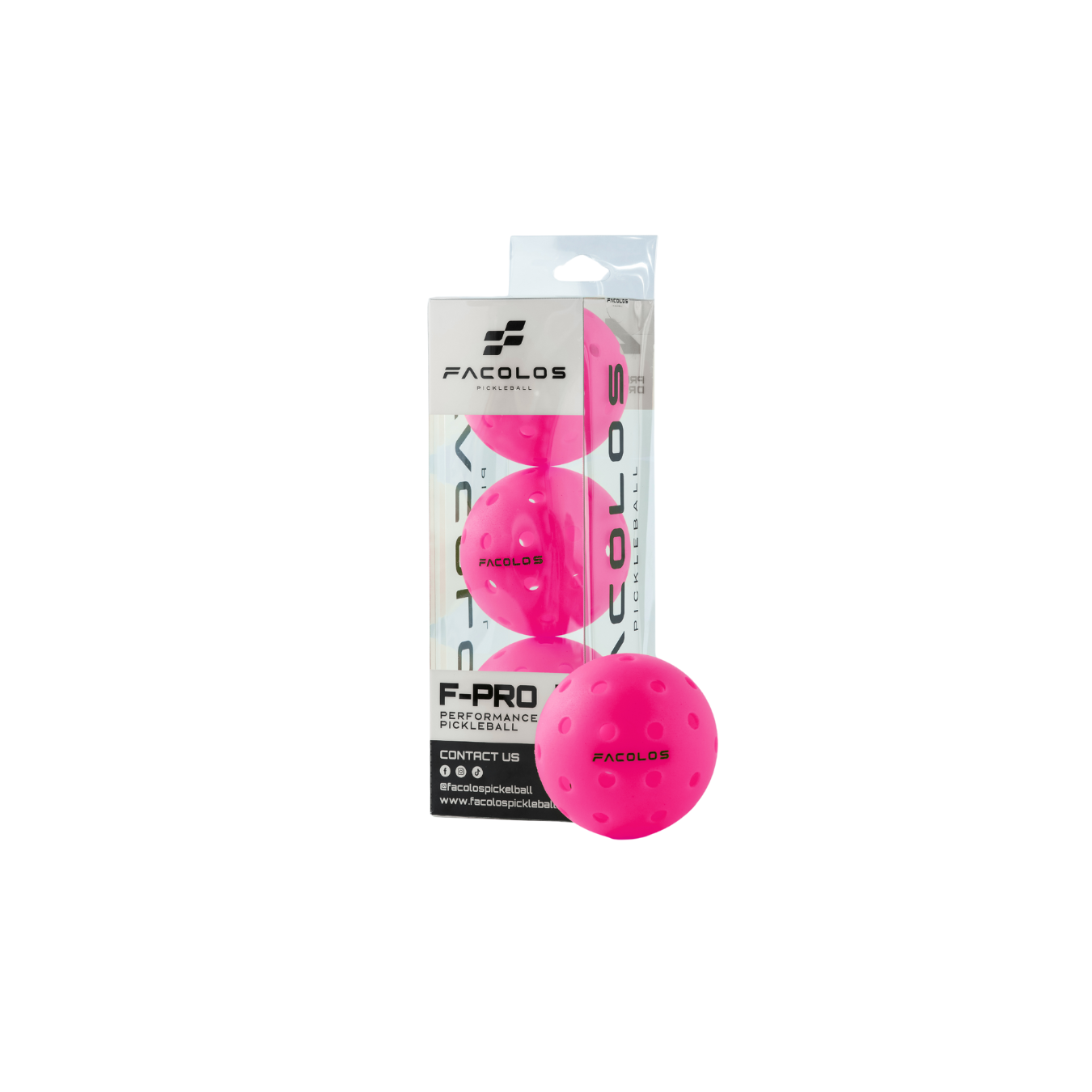 Facolos F-Pro Advanced Gen 2 Pickleball (3Pack)
