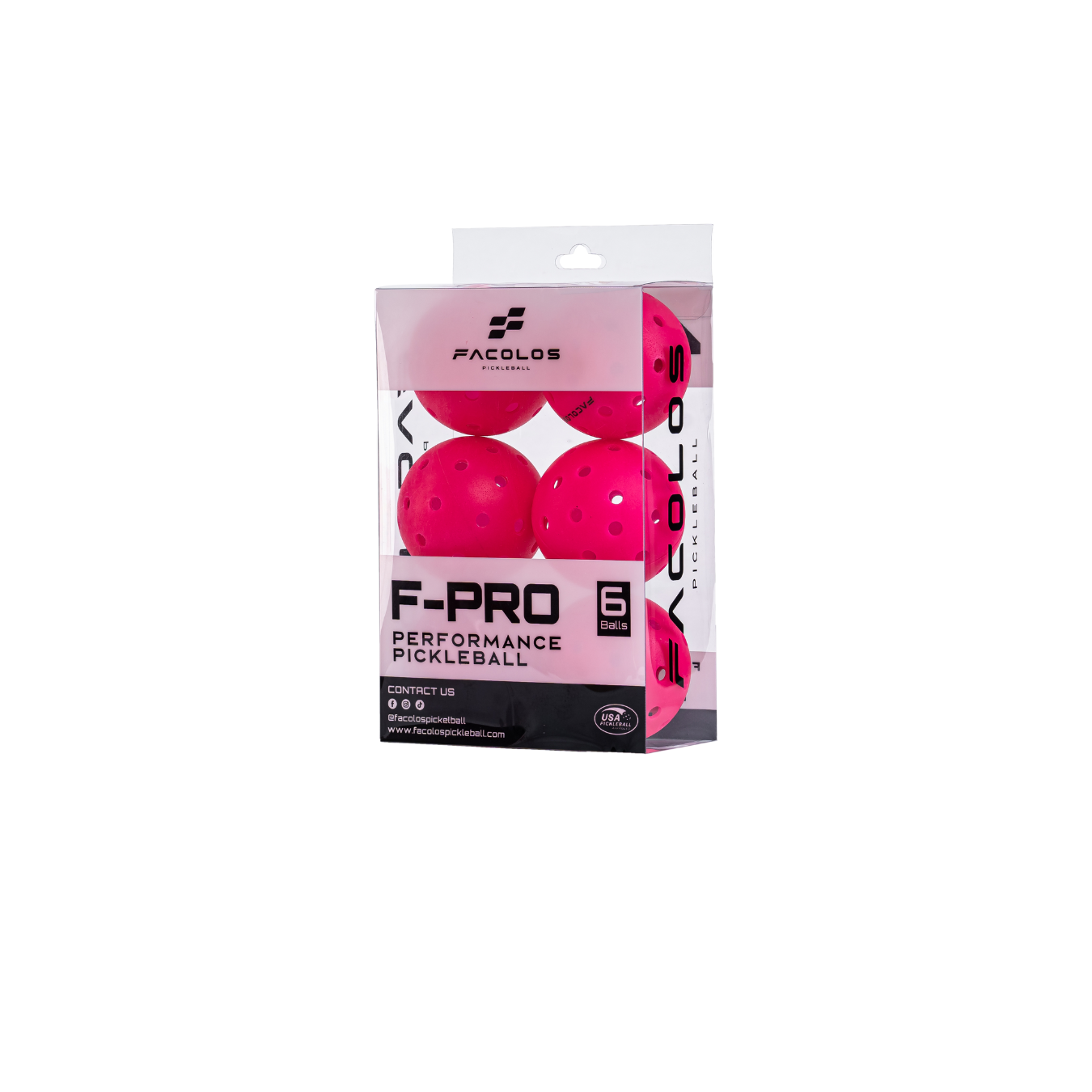 Facolos F-Pro Advanced Gen 2 Pickleball (6 Pack)