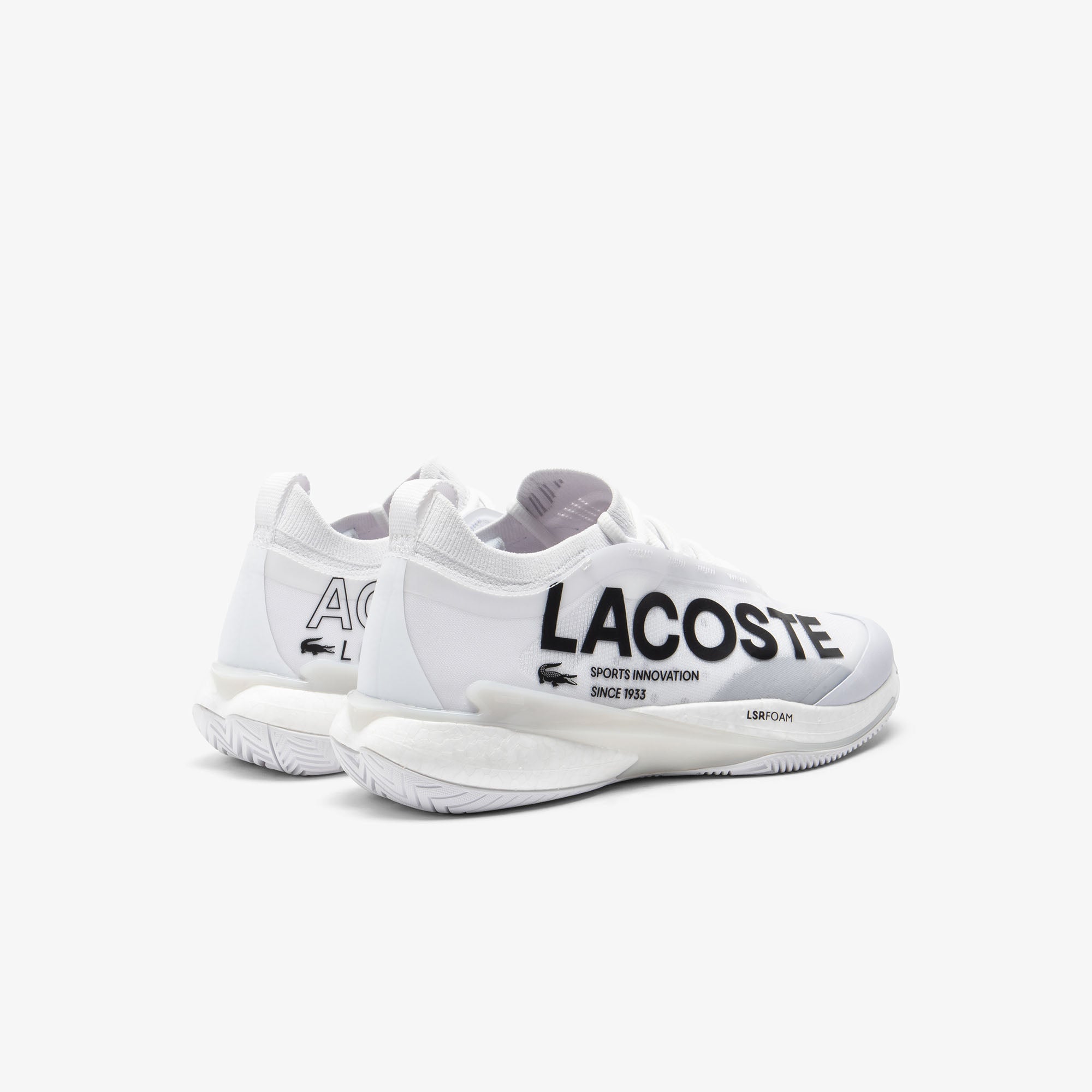 Lacoste AG-LT25 Ultra 125 Lite Ladies Tennis Shoe (White/White)