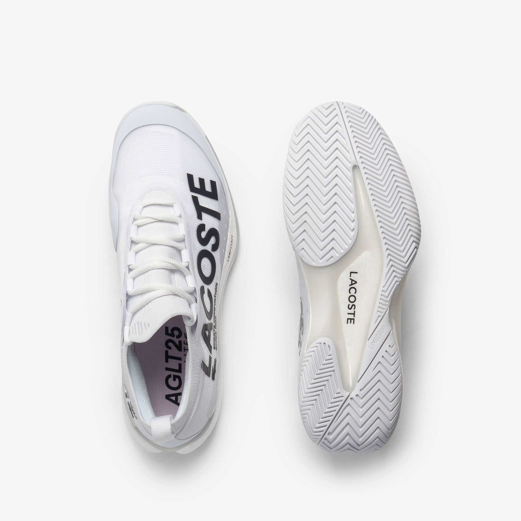 Lacoste AG-LT25 Ultra 125 Lite Ladies Tennis Shoe (White/White)