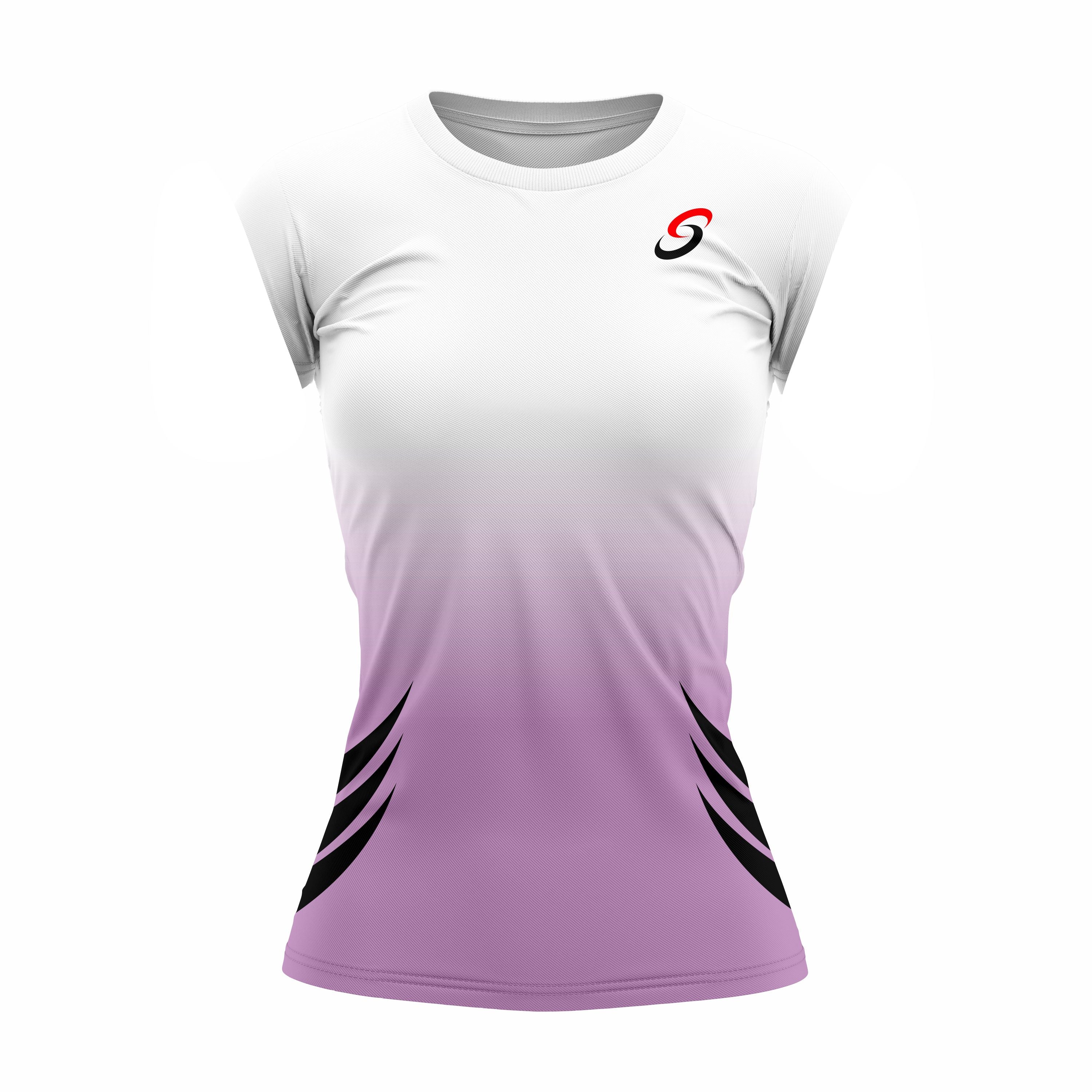 Girls SA  Performance Shirt (Lavender/White)