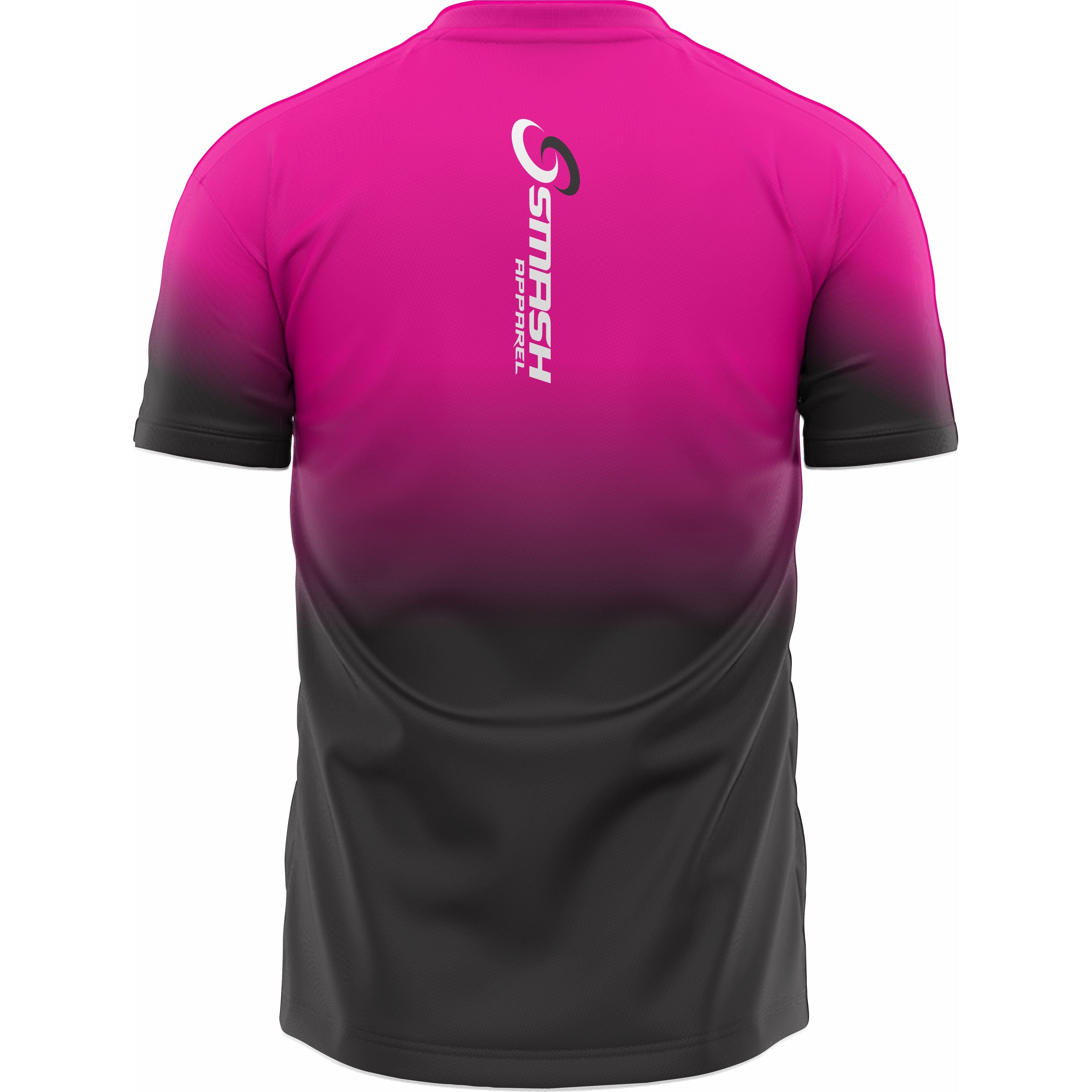 Men's Smash Apparel Performance Shirt (Pink/Black)